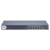 Switch Gigabit PoE+, Administrable, 16 Puertos 1000 Mbps PoE+, 1 Puerto 1000Mbs de Uplink, Hik-PartnerPro, 300 Metros PoE Larga Distancia, 130W, HIKVISION DS-3E1518P-EI/M