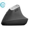 Ratón (Mouse) MX Vertical Ergonómico, 4 Botones, Inalámbrico, Bluetooth, Batería Recargable, LOGITECH 910-005449