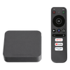 Smart TV Box con Gloogle TV, Wifi, Bluetooth, Ethernet, con Control Remoto, APP Hik Connect Pre-instalada, Color negro, LINKEDPRO LP1TVBOX