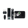 Kit de Cerradura Inteligente, Incluye Teclado y Control Remoto, Soporta Huella, Tarjeta y Contraseña, Teclado Metálico IP65, ACCESSPRO ACCESS7-X
