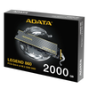 Unidad de Estado Sólido (SSD) Legend 860, Capacidad 2,000GB, 5000 MB/s Escritura, 6000 MB/s Lectura, Disipador, Interfaz PCI Express 4.0, ADATA SLEG-860-2000GCS