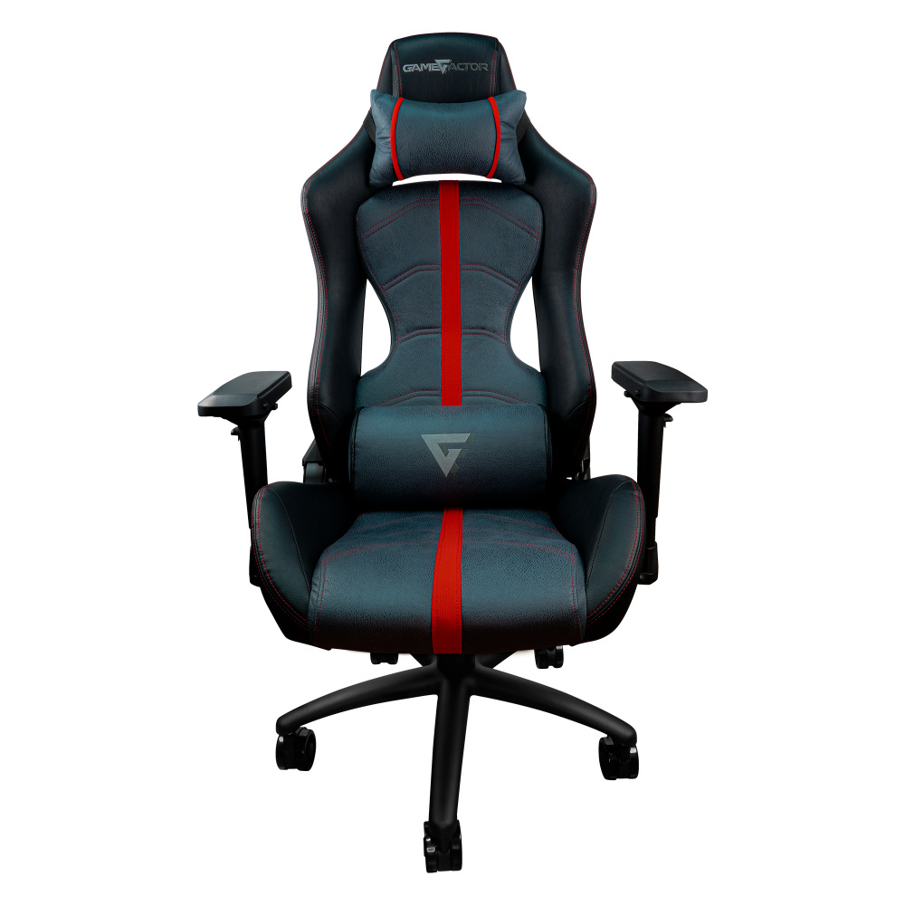 Silla Gamer Game Factor LEATH AIRE Estructura Met lica Descansa