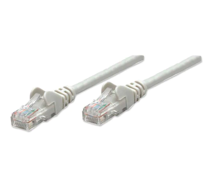 Cable de Red (Patch Cord), Cat 6, RJ45 - RJ45 (M-M), 5.0 Metros, Color Gris, INTELLINET 336765