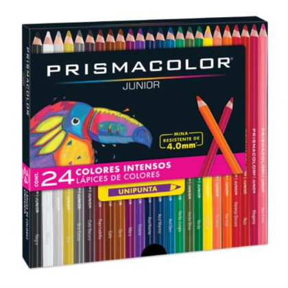 Caja de Colores, Junior, con 24 Piezas, PRISMACOLOR 2153020