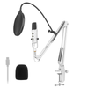 Micrófono para Streaming, YEYIAN Agile NL, Alámbrico, USB, Color Blanco, QIAN YSA-UCHQ-02