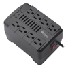 Regulador de Voltaje RE650, 1200VA / 650W, 8 Contactos NEMA, Color Negro, STYLOS STRE650B