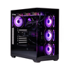 Gabinete Gamer, Mid-Tower, ATX/Micro-ATX/Mini-ITX, Panel Lateral de Cristal Templado, 4 Ventiladores, No Incluye Fuente de Poder, NACEB NA-0637N