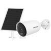 Kit Solar IP All in One, AOV, Bala IP 4 MP, Lente 2.8 mm, Panel Solar + Batería de Respaldo de Litio (9000 mAh), Conexión 4G, Audio de Dos Vías, IP66, Micro SD, HIKVISION DS-2CFS04/4G/LA