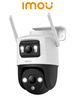 Cámara IP, Cruiser Dual 10MP, PT de Doble Lente 5 MP + 5 MP con Wi-Fi 6, Visión Nocturna a Color de 30 m, Detección de Personas y Vehículos con IMOU SENSE, Audio Bidireccional e IP66, IMOU IPC-S7XN-10M0WED