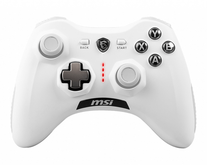 Control Gamepad Force GC30 V2, Inalámbrico, USB 2.0, Blanco, para Windows/Android, MSI FORCE GC30 V2 WHITE