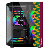 Gabinete Gamer, BLACK MIZU, Mini-Tower, Micro ATX/Mini-ATX, Panel Lateral de Cristal Templado, 3 Ventiladores Incluidos, RGB, No Incluye Fuente de Poder, Color Negro, OCELOT BLACK MIZU