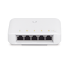 Switch UniFi, Semi-Exterior IP55, 5 Puertos 10/100/1000, 1 Puerto PoE de Entrada 802.3af/at/bt y 4 Puertos PoE de Salida 802.3af, Compatible con Inyector PoE-50-60W y UTP7201GE-PSE60, No Incluye Inyector PoE, UBIQUITI USW-FLEX