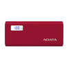 Batería Portátil recargable ADATA AP12500D Power Bank de 12,500 mAh, 2 xUSB, Indicador LED, Color Rojo, AP12500D-DGT-5V-CRD