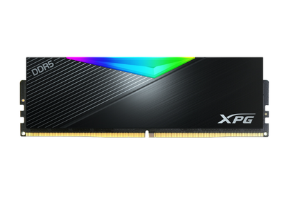 Memoria RAM XPG Lancer RGB, Disipador Black, U-DIMM, DDR5, PC5-41600 (5200MHz), 16GB, 1.25V, CL 38, XMP/AMD EXPO, ADATA AX5U5200C3816G-CLARBK