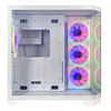 Gabinete Gamer Modelo XZ150 Midi-Tower, ATX/Micro ATX/Mini-ATX, Panel Lateral de Cristal Templado, 4 Ventiladores Incluidos, RGB, No Incluye Fuente de Poder, Color Blanco, XZEAL XZGAXT1W