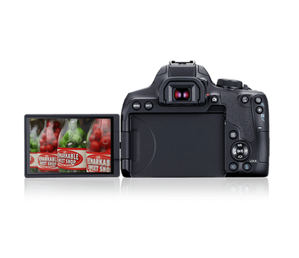 Cámara Digital Fotográfica SLR EOS Rebel T8i, 24.1 MP, 18mm-55mm, Enfoque Automático, 7.6cm (3