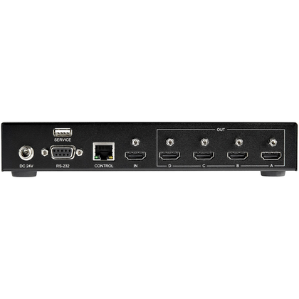 Controlador HDMI de Video Wall 2x2, Entrada de Video HDMI 2.0 4K 60Hz a 4 Salidas 1080p, Splitter Regulador de Video Wall Multipantallas, Controlador de Ethernet y RS-232, STARTECH ST124HDVW