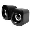 Bocinas 2.0, Modelo Esence Basic AS215, USB-Auxiliar 3.5mm, 6W RMS, Color Negro, ACTECK AC-935272