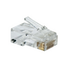 Bolsa C/ 100 Conectores RJ45, P/ Cable Cat 6, Transparente, GIGATECH PLR45C6-100