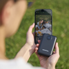 Power Bank (Cargador Portátil), 1 x USB (H) 1x USB-C (H), Capacidad: 10,000 mAh, Color Negro, ADATA PC10022-12BK