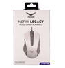 Ratón (Mouse) Gamer Nefiri Lagacy, Alámbrico (USB), Hasta 3600 DPI, 6 Botones, Iluminación LED, Color Blanco, NACEB NA-2703