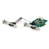 Tarjeta Controladora / Adaptadora Serial PCI Exp RS232, 2 Puertos, PCIe a Serie DB9 UART 16950, Perfil Bajo, STARTECH PEX2S953LP