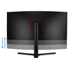 Monitor Gamer Curvo LED 34” Ultra Wide Game Factor MG801, Resolución Quad HD (3440x1440), 2x DP / 2x HDMI, Color Negro, 165Hz, 1ms, VORAGO MG801