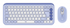 Teclado y Ratón (Mouse) Modelo POP Icon Combo, Español, Inalámbricos (Bluetooth), Color Morado, LOGITECH 920-013054