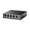 Switch Escritorio No Administrable, 5 Puertos 100/100/1000 Mbps, Con 4 Puertos PoE 802.3af/at de Hasta 40 W, TP-LINK TL-SG1005LP