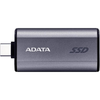 Unidad de Estado Sólido Externo (SSD), Modelo SC750, Capacidad 1TB, USB-C 3.2, 1,000Mb/s, Color Negro/Gris, ADATA SC750-1000G-CCBK