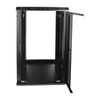 Gabinete para Montaje en Pared, Puerta de Cristal Templado, Cuerpo Fijo con Rack 19" de 24 Unidades, LINKEDPRO SR-1924-GFP