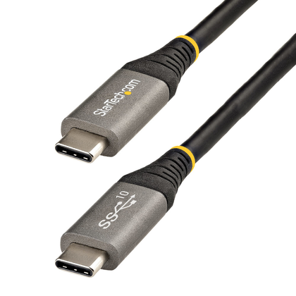 Cable USB-C Macho a USB-C Macho, 2 Metros, Color Gris Oscuro, con Carga por Entrega de Alimentación PD de 100W (5A), STARTECH USB315CCV2M
