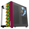 Gabinete Gamer, BLACK MIZU, Mini-Tower, Micro ATX/Mini-ATX, Panel Lateral de Cristal Templado, 3 Ventiladores Incluidos, RGB, No Incluye Fuente de Poder, Color Negro, OCELOT BLACK MIZU