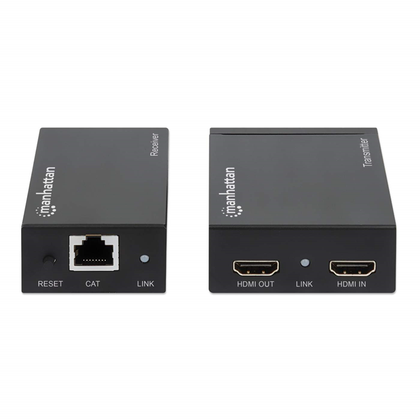 Extensor de Video HDMI - UTP (Cat6), Soporta IR, Resolución Max. 1080P (Hasta 50 Metros), MANHATTAN 207461