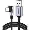 Cable USB A a USB Tipo C 3.0, Macho a Macho, 3 Metros, Angulo Recto de 90°, Carga Rápida de Hasta 60w, Caja de Aluminio, UGREEN 70255