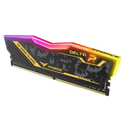 Memoria RAM DDR4 U-DIMM PC4-25600 (3200MHz), 8GB, 1.2V, CL16, Modelo Delta TUF Gaming Alliance RGB, TEAMGROUP TF9D48G3200HC16C01