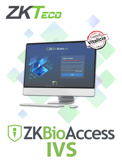 Licencia de Control de Acceso BioAccess para 15 Puertas, 6 Puntos de Asistencia, 16 Cámaras IP, 2,000 Usuarios, 200 Departamentos, ZKTECO ZKBA-AC-P15