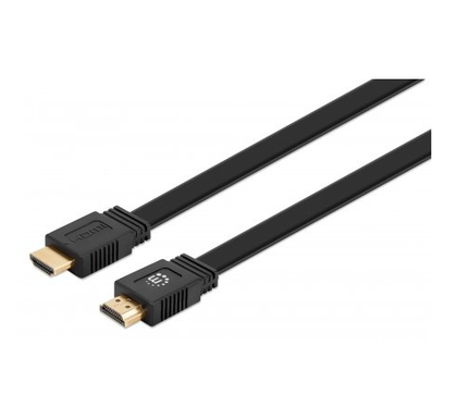 Cable de Video HDMI - HDMI (M-M), Versión 2.0, Resolución UHD (3840 x 2160) a 60 Hz, Longitud 10 Metros, Soporta ARC, MANHATTAN 355643