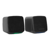 Bocinas 2.0, Modelo Elant Cube, USB-Auxiliar 3.5mm, 3W RMS, Color Negro, ACTECK AC-935265