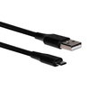 Cable USB-A a Micro-USB, 1 Metro, Color Negro, VORAGO CAB-M01B