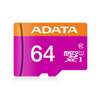 Memoria Flash MicroSD Premier, 64GB, UHS-I U1, Clase 10, MicroSDXC, Con Adaptador, ADATA AUSDX64GUICL10-RA1