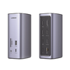 HUB USB-C (Docking Revodok Pro) 12 en 1, 2 USB-A 3.0, 1 USB-C PD Carga 100W, 1 USB-A 3.1, 1 USB-C 3.1, HDMI 4K, HDMI 8K Ultra HD, Display Port 4K, RJ45 (Gigabit), Lector Tarjeta SD + Micro SD (TF), Jack Audio 3.5mm, UGREEN 90325