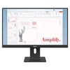 Monitor ThinkVision Modelo E24-40, LED 23.8", 1920x1080 Full HD, 100Hz, HDMI/DP/VGA, Color Negro, LENOVO 64BAMAR1LA