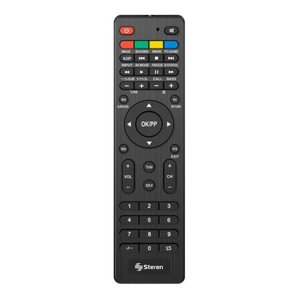 Control Remoto Universal para Pantallas de TV, Color Negro, STEREN RM-1000