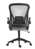 Silla de Oficina, Ejecutiva, Flux Lite EC313, Giratoria, Respaldo de Malla Gris, Base Plástico, Color Negro, ACTECK AC-943390