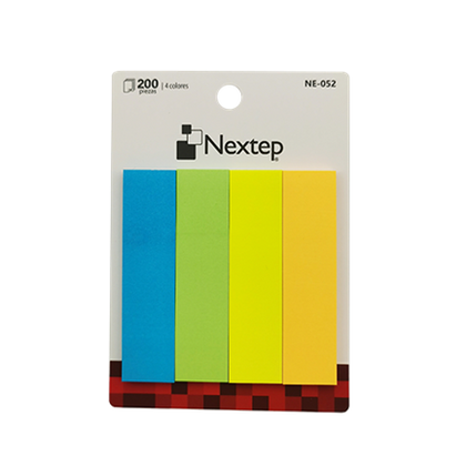 Banderitas Adhesivas, 4 Colores Neón, Con 200 Banderitas, NEXTEP NE-052