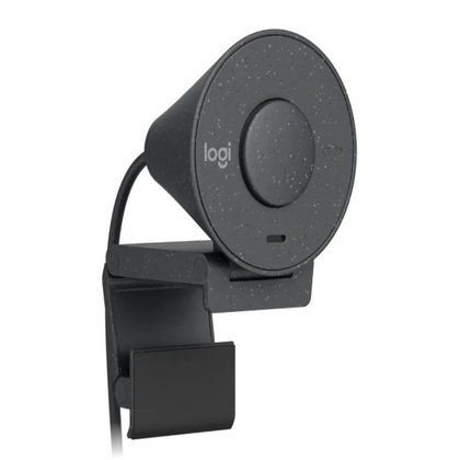 Cámara Web (Webcam) Brio 300, Video Full HD 1080p, Micrófono Integrado, USB-C, Color Grafito, LOGITECH 960-001413