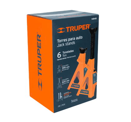 Caja con 2 Torres de 3 Ton para Auto, TRUPER TORAU-3