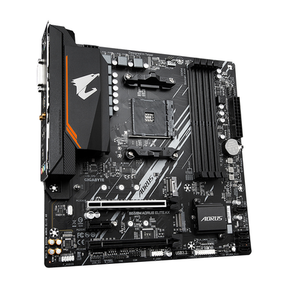 Tarjeta Madre (Mobo) B550M AORUS ELITE AX, Chipset AMD B550, Socket AM4, 4xDDR4 Max. 128GB, GIGABYTE B550M AORUS ELITE AX