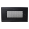 Gabinete de Pared de 6U con Puerta Perforada, 455 mm de Profundidad Total, Rack de 19'', Acero Reforzado Color Negro LINKEDPRO SR1906LH3P